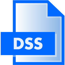 DSS File Extension Icon 256x256 png